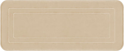 Memory Foam Bath Mat 24" x 16", Non Slip Bath Rug, Deep Khaki