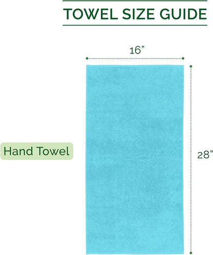 100% Turkish Cotton Corduroy Ribbed Luxury Bath Towels 6-Piece Set, Premium Feel - Quick Dry, Highly Absorbent, Contains 2 Bath Towels, 2 Hand Towels, and 2 Washcloths, Dusty Rose