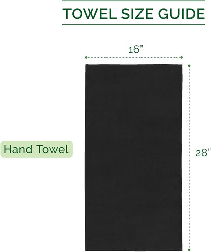 100% Turkish Cotton Corduroy Ribbed Luxury Bath Towels 6-Piece Set, Premium Feel - Quick Dry, Highly Absorbent, Contains 2 Bath Towels, 2 Hand Towels, and 2 Washcloths, Dusty Rose