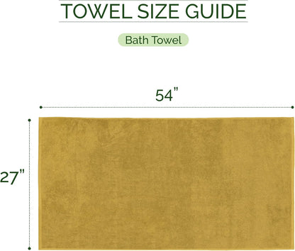 100% Turkish Cotton Corduroy Ribbed Luxury Bath Towels 6-Piece Set, Premium Feel - Quick Dry, Highly Absorbent, Contains 2 Bath Towels, 2 Hand Towels, and 2 Washcloths, Dusty Rose