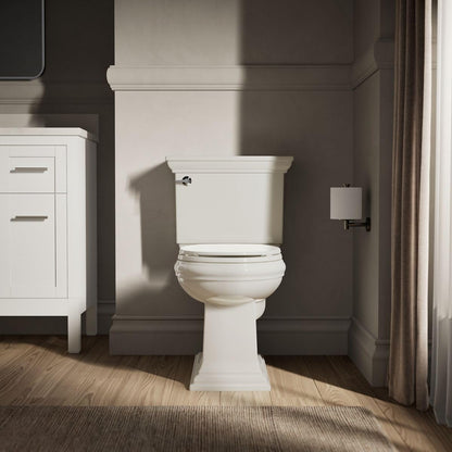 Brevia Slow Close Elongated Toilet Seat, White | 20110-0, Grip-Tight Bumpers, Quiet Close, Quick-Attach Hardware