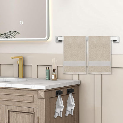 Towel Bar - 23.6 Inch Bathroom Towel Holder - Matte Black