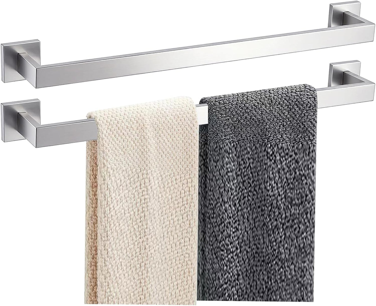 Towel Bar - 23.6 Inch Bathroom Towel Holder - Matte Black