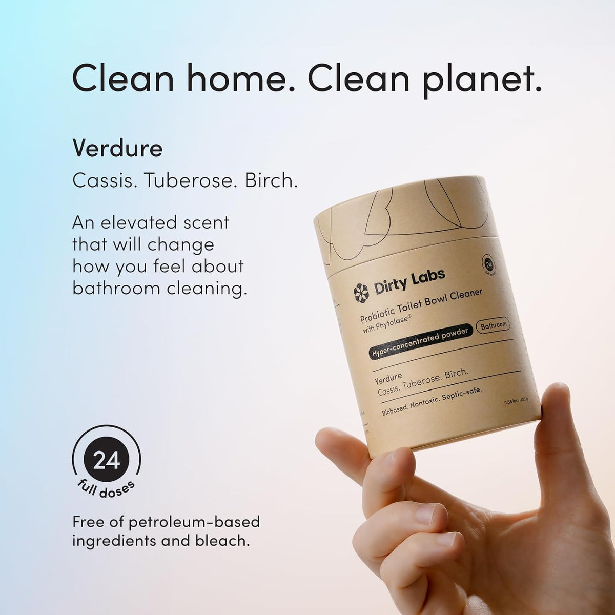 Probiotic Toilet Bowl Cleaner | Verdure | 24 Doses