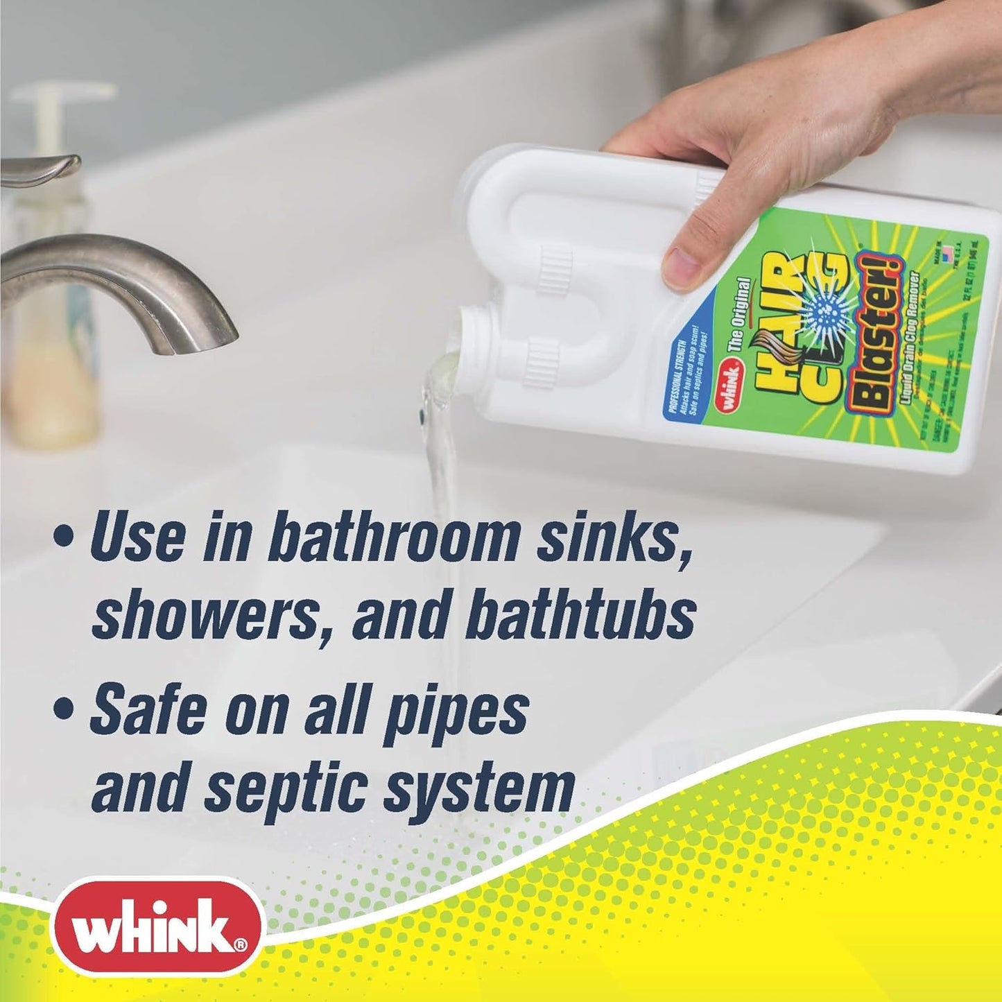 Whink 6217 Hair Clog Blaster! 32 Ounce