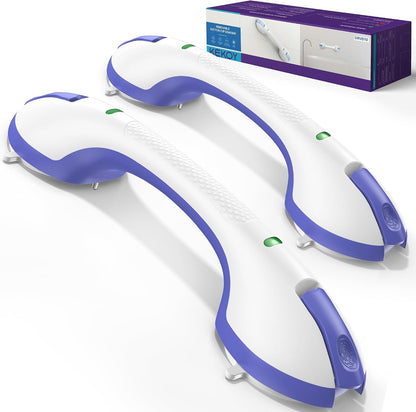 Shower Grab Bars, 17.5in Safety Indicators, Stronger Suction