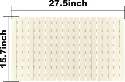 Shower Mat Non Slip Bathtub Mat 27.5 x 15.7 Inch Bath Mat for Tub