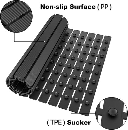 Shower Mat Non Slip Bathtub Mat 27.5 x 15.7 Inch Bath Mat for Tub