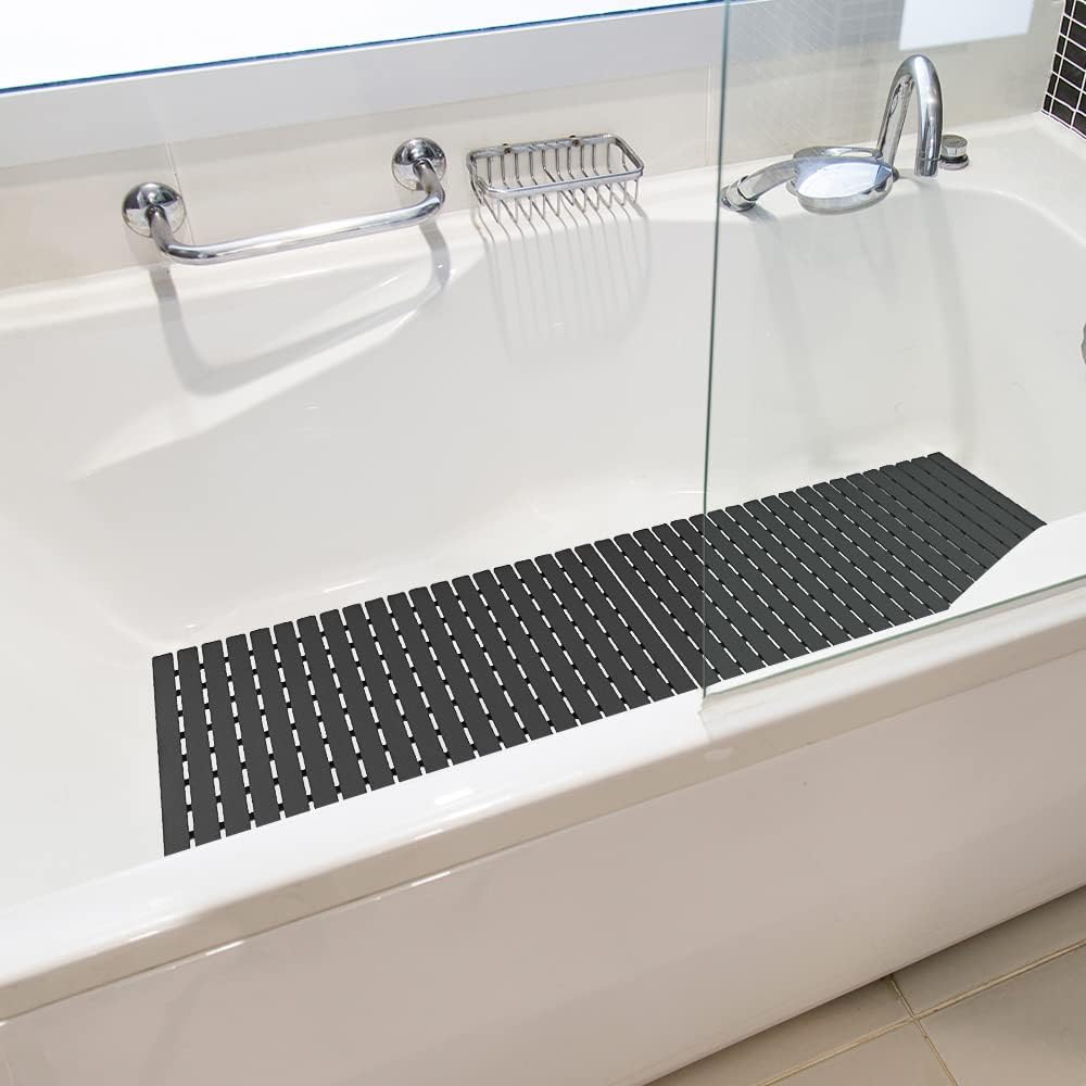 Shower Mat Non Slip Bathtub Mat 27.5 x 15.7 Inch Bath Mat for Tub
