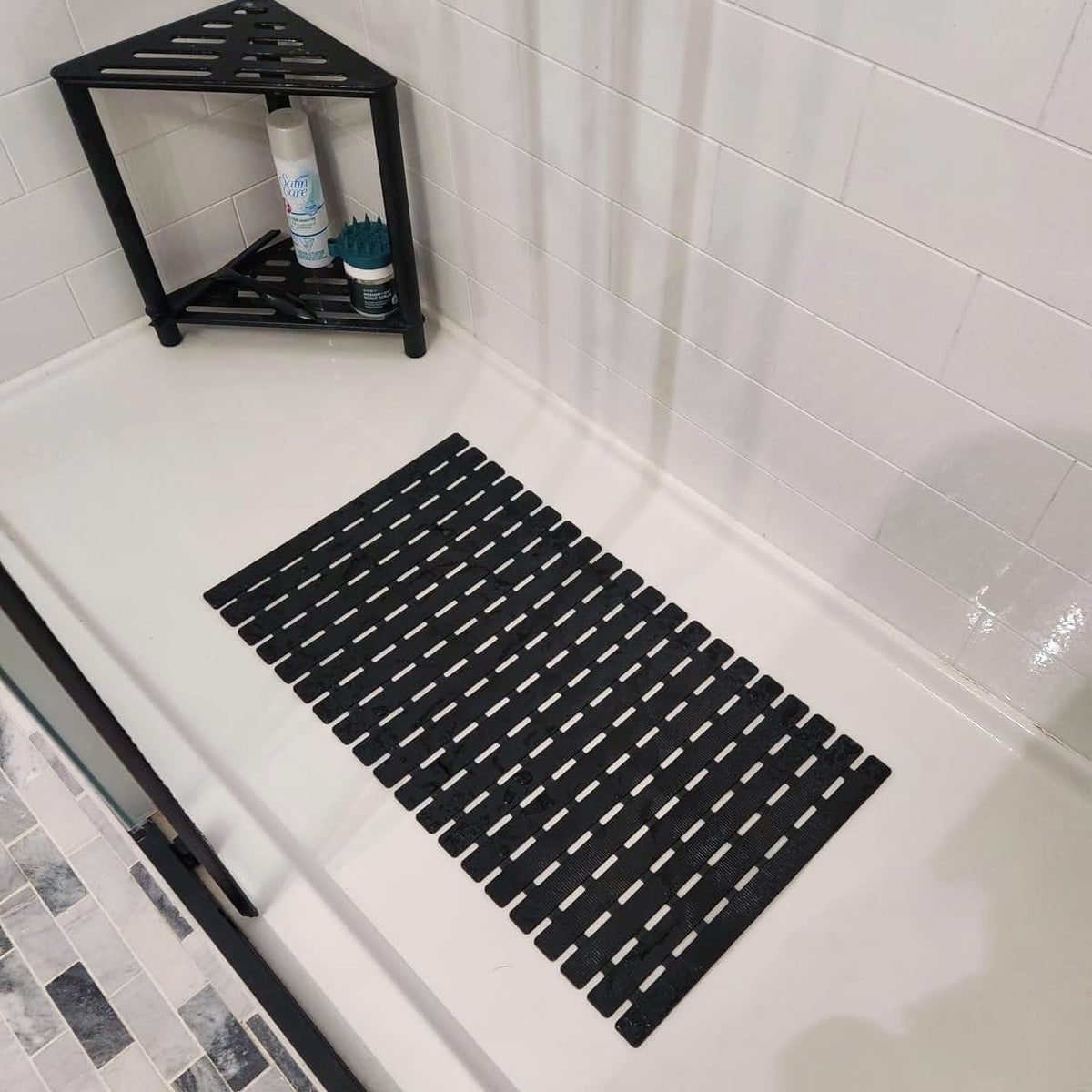 Shower Mat Non Slip Bathtub Mat 27.5 x 15.7 Inch Bath Mat for Tub