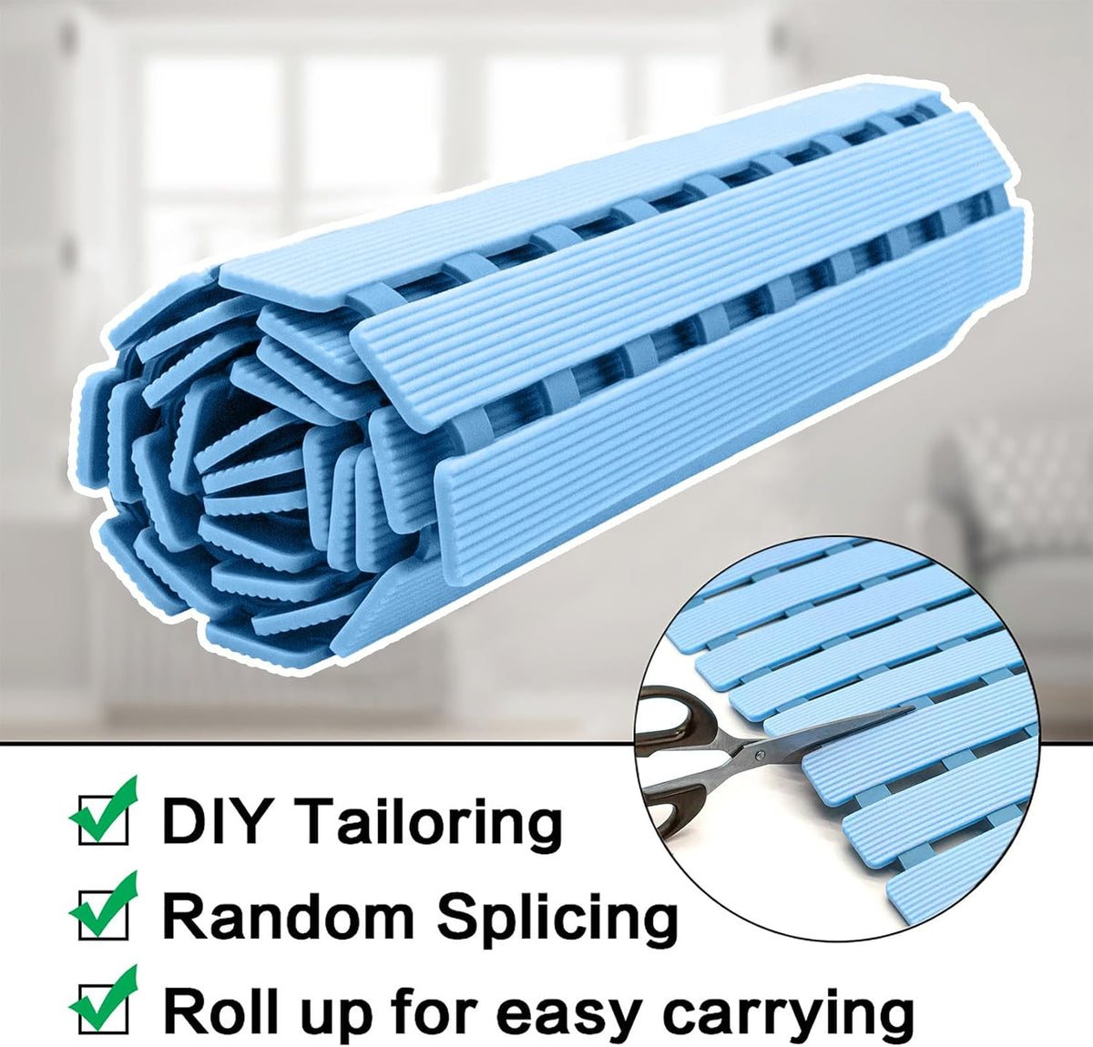 Shower Mat Non Slip Bathtub Mat 27.5 x 15.7 Inch Bath Mat for Tub