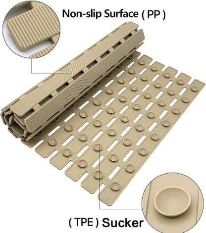 Shower Mat Non Slip Bathtub Mat 27.5 x 15.7 Inch Bath Mat for Tub