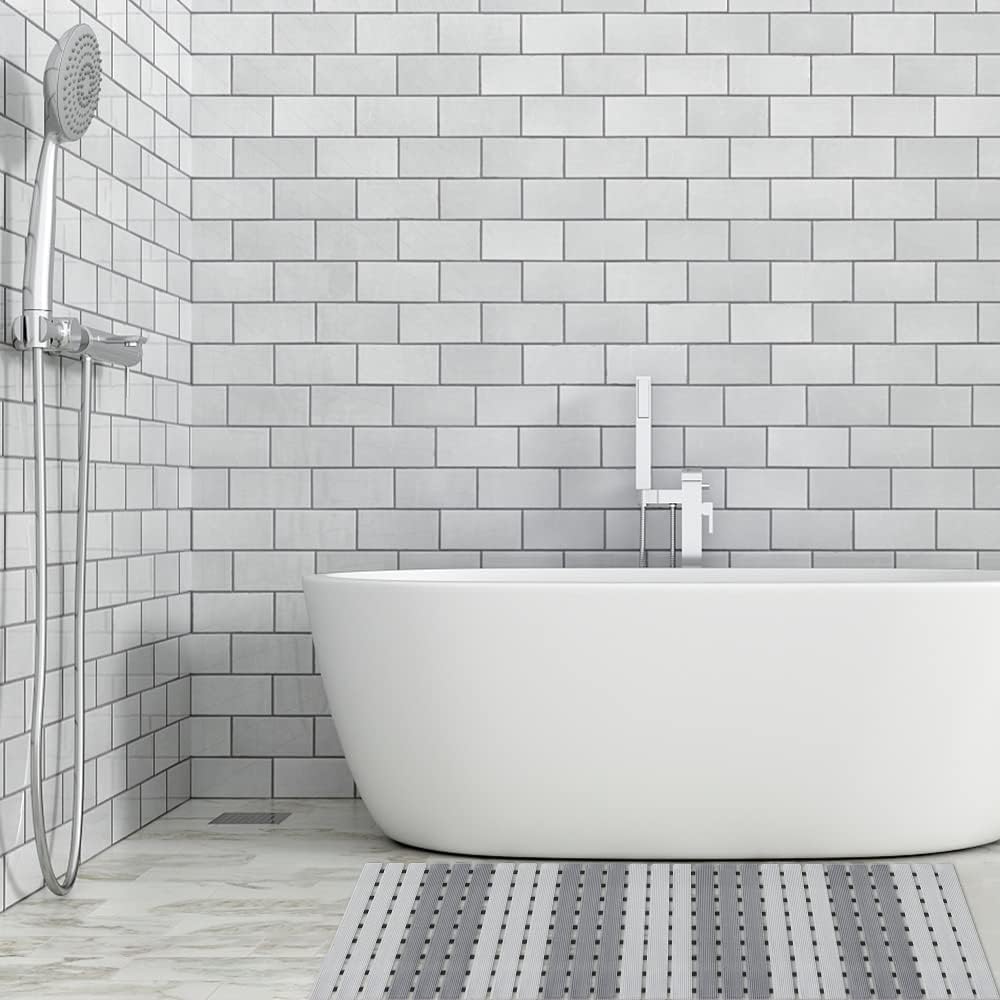 Shower Mat Non Slip Bathtub Mat 27.5 x 15.7 Inch Bath Mat for Tub