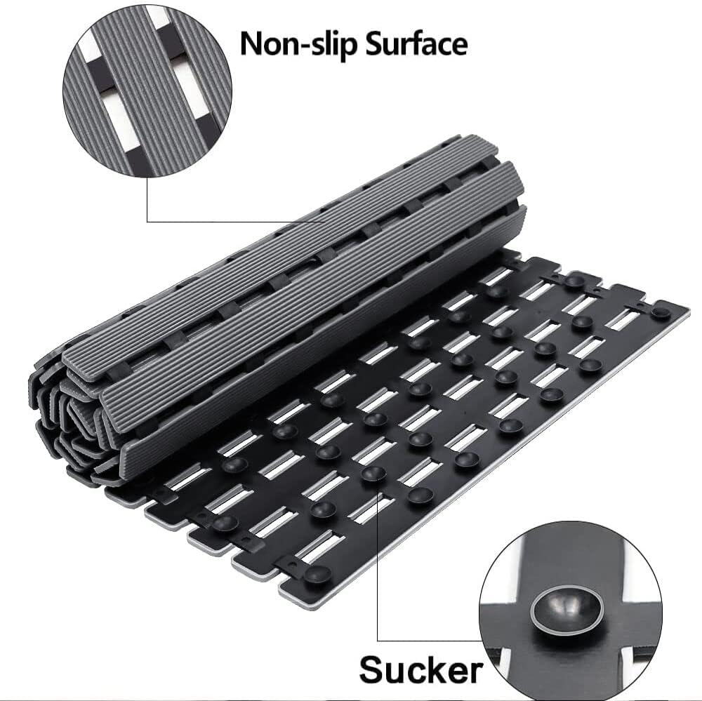 Shower Mat Non Slip Bathtub Mat 27.5 x 15.7 Inch Bath Mat for Tub