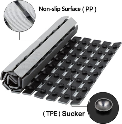 Shower Mat Non Slip Bathtub Mat 27.5 x 15.7 Inch Bath Mat for Tub