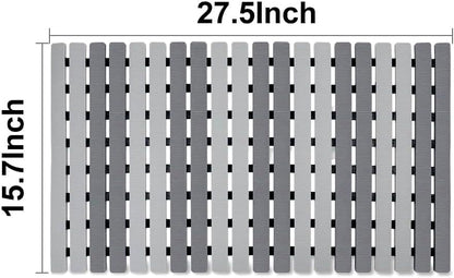 Shower Mat Non Slip Bathtub Mat 27.5 x 15.7 Inch Bath Mat for Tub