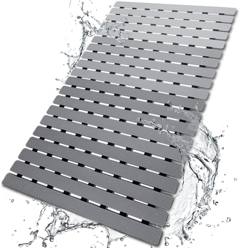 Shower Mat Non Slip Bathtub Mat 27.5 x 15.7 Inch Bath Mat for Tub