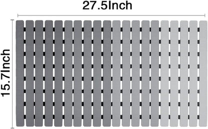 Shower Mat Non Slip Bathtub Mat 27.5 x 15.7 Inch Bath Mat for Tub