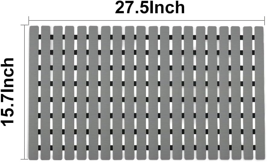 Shower Mat Non Slip Bathtub Mat 27.5 x 15.7 Inch Bath Mat for Tub