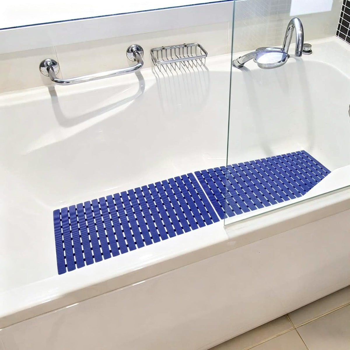 Shower Mat Non Slip Bathtub Mat 27.5 x 15.7 Inch Bath Mat for Tub