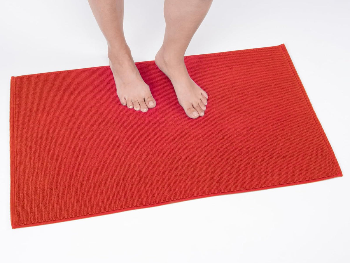 Cotton Paradise 100% Cotton Turkish Bathmat Rug, Soft Absorbent Quick Dry Non Slip, 17x24 Bathmat Rug, Beige