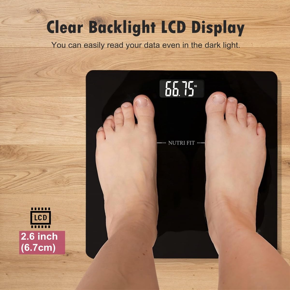 Bathroom Scale Smart Digital Bluetooth Scales for Body Weight