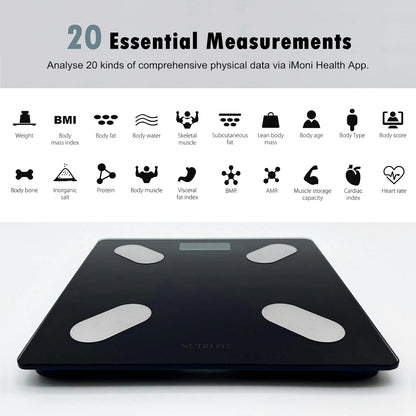 Bathroom Scale Smart Digital Bluetooth Scales for Body Weight