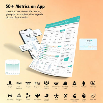 Bathroom Scale Smart Digital Bluetooth Scales for Body Weight