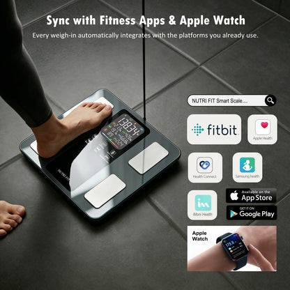 Bathroom Scale Smart Digital Bluetooth Scales for Body Weight