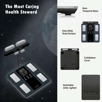 Bathroom Scale Smart Digital Bluetooth Scales for Body Weight
