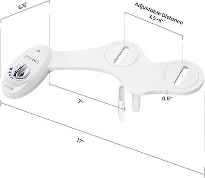 NEO 110 - Non-Electric Bidet Attachment for Toilet Seat, White