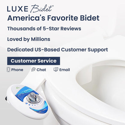 NEO 110 - Non-Electric Bidet Attachment for Toilet Seat, White