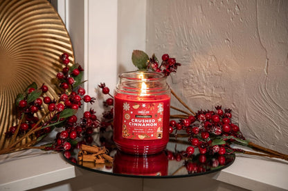 Candle-lite Scented Candles, Saltwater Lotus Fragrance, One 18 oz. Single-Wick Aromatherapy Candle with 110 Hours of Burn Time, White Color