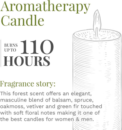 Candle-lite Scented Candles, Saltwater Lotus Fragrance, One 18 oz. Single-Wick Aromatherapy Candle with 110 Hours of Burn Time, White Color