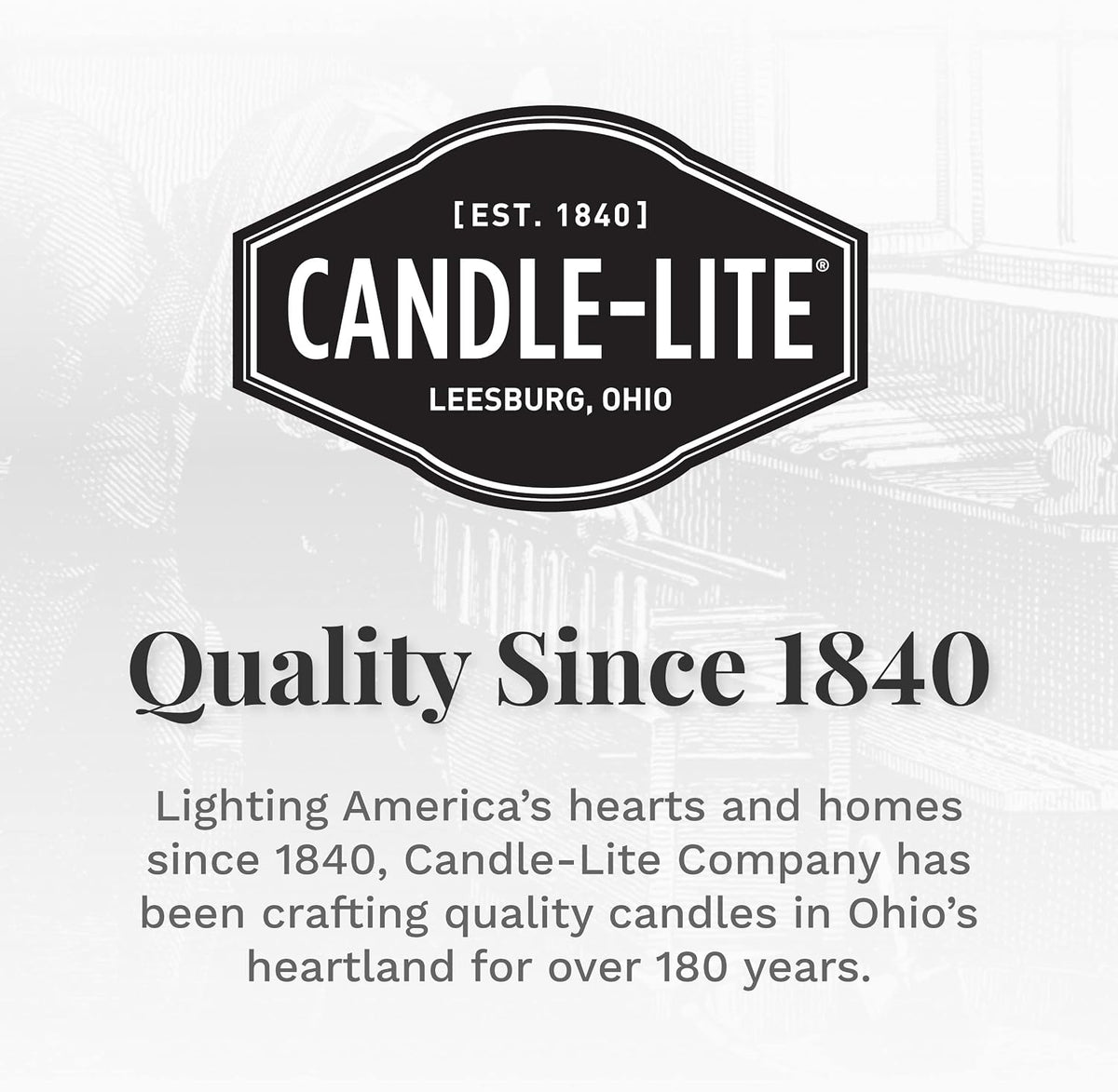 Candle-lite Scented Candles, Saltwater Lotus Fragrance, One 18 oz. Single-Wick Aromatherapy Candle with 110 Hours of Burn Time, White Color