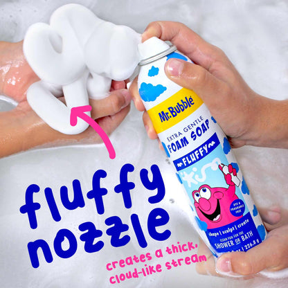 Extra Gentle Foam Soap - Fragrance Free Kids Hand and Body Wash 8OZ, Pack of 6