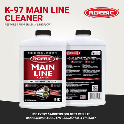 K-97 Main Line Cleaner with Bacteria & Enzymes, 32 fl oz