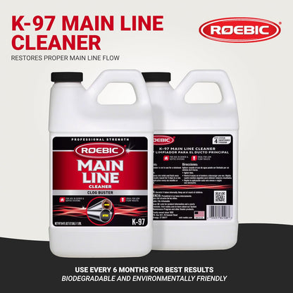 K-97 Main Line Cleaner with Bacteria & Enzymes, 32 fl oz
