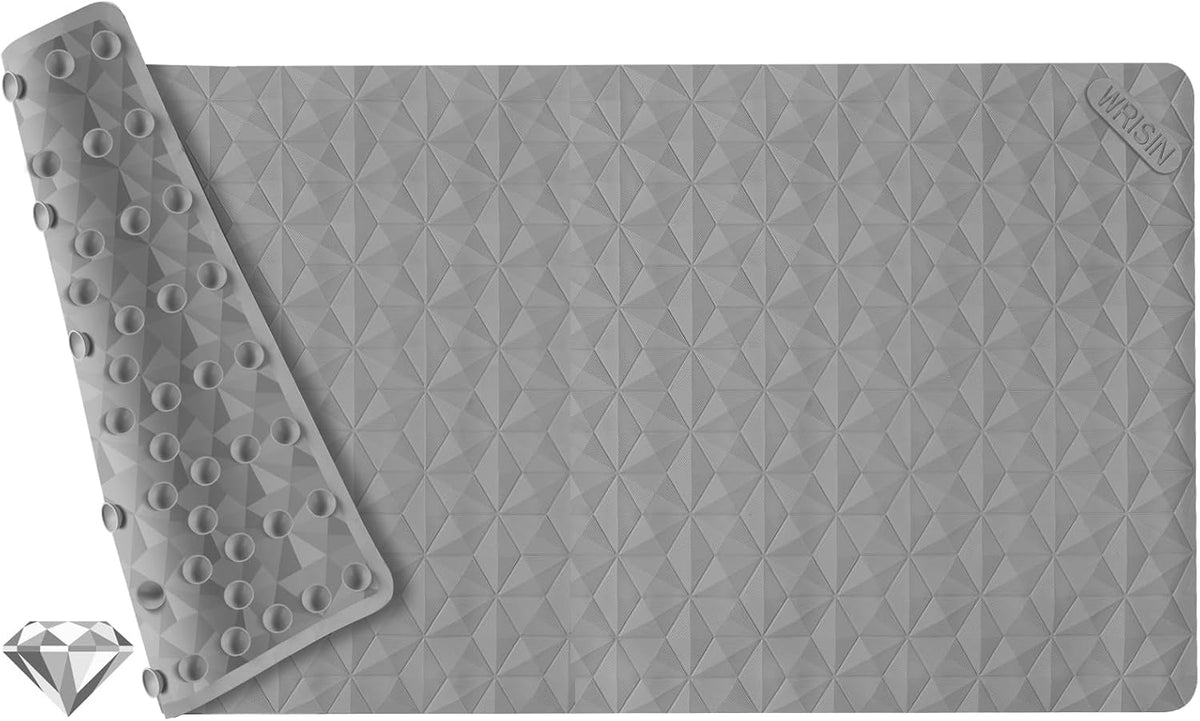 Non Slip Bathtub Mat for Bath Tub Shower - 241 Vacuum Suction Cups
