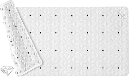 Non Slip Bathtub Mat for Bath Tub Shower - 241 Vacuum Suction Cups