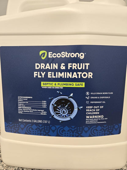 Fruit Fly Drain Treatment | Drain Fly Eliminator | Eliminates Gnats, Sewer Flies and More - Works in All Drains - 32 Fl Oz