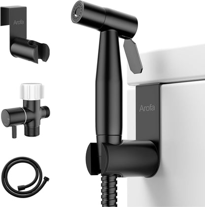 Handheld Bidet Sprayer, Bidet Attachment for Toilet, Brushed Nickel