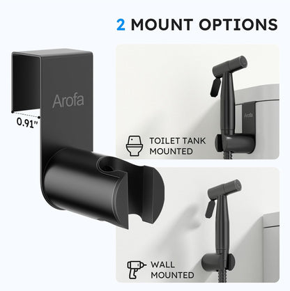 Handheld Bidet Sprayer, Bidet Attachment for Toilet, Brushed Nickel