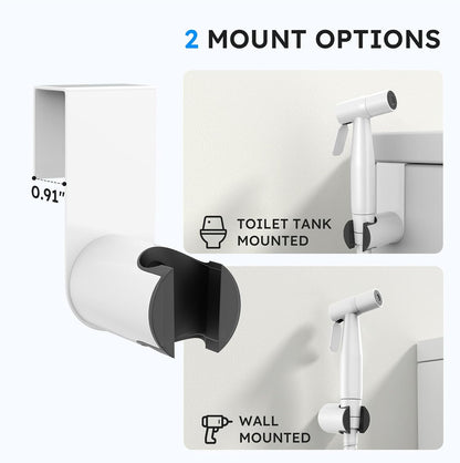 Handheld Bidet Sprayer, Bidet Attachment for Toilet, Brushed Nickel