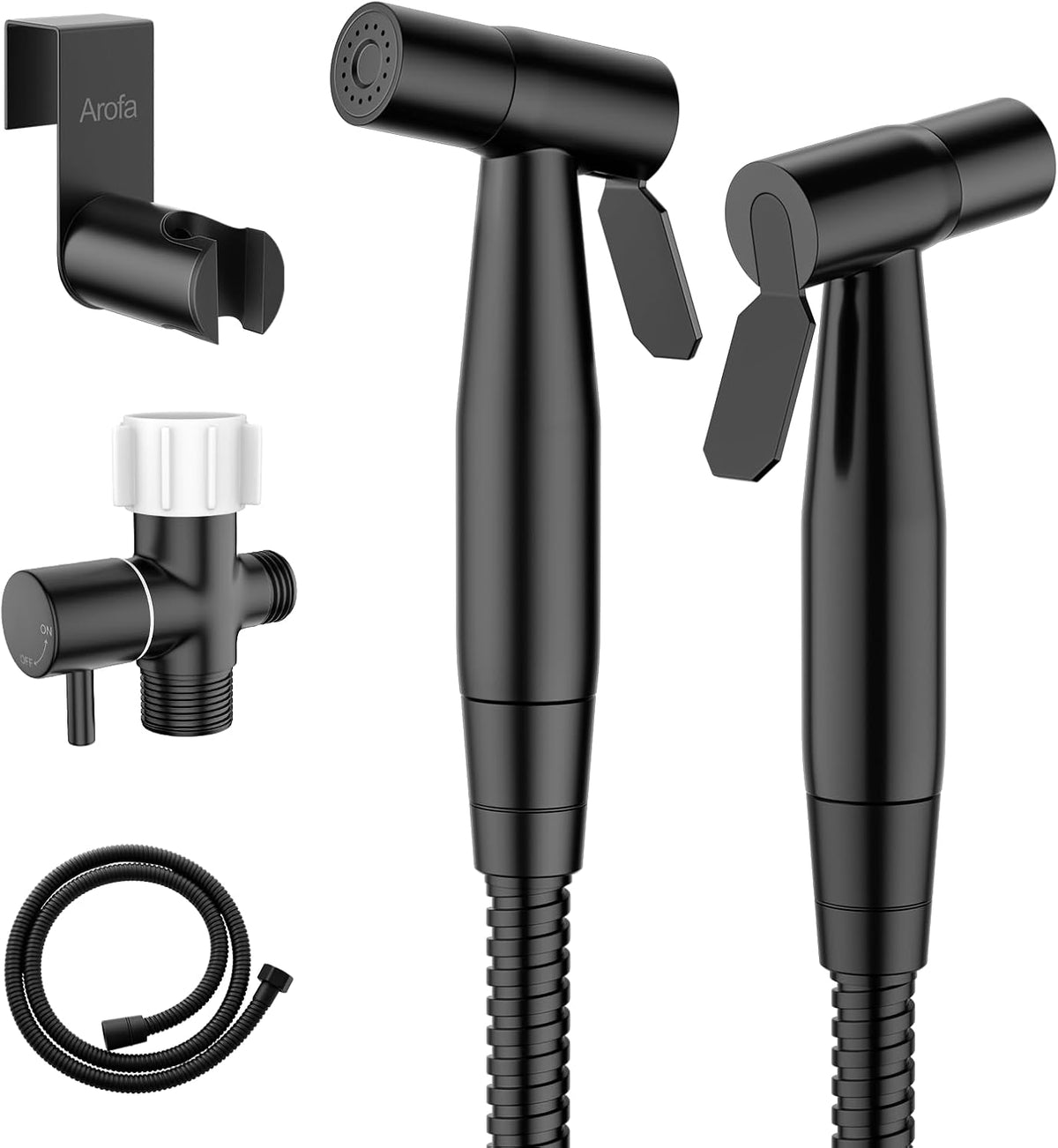Handheld Bidet Sprayer, Bidet Attachment for Toilet, Brushed Nickel