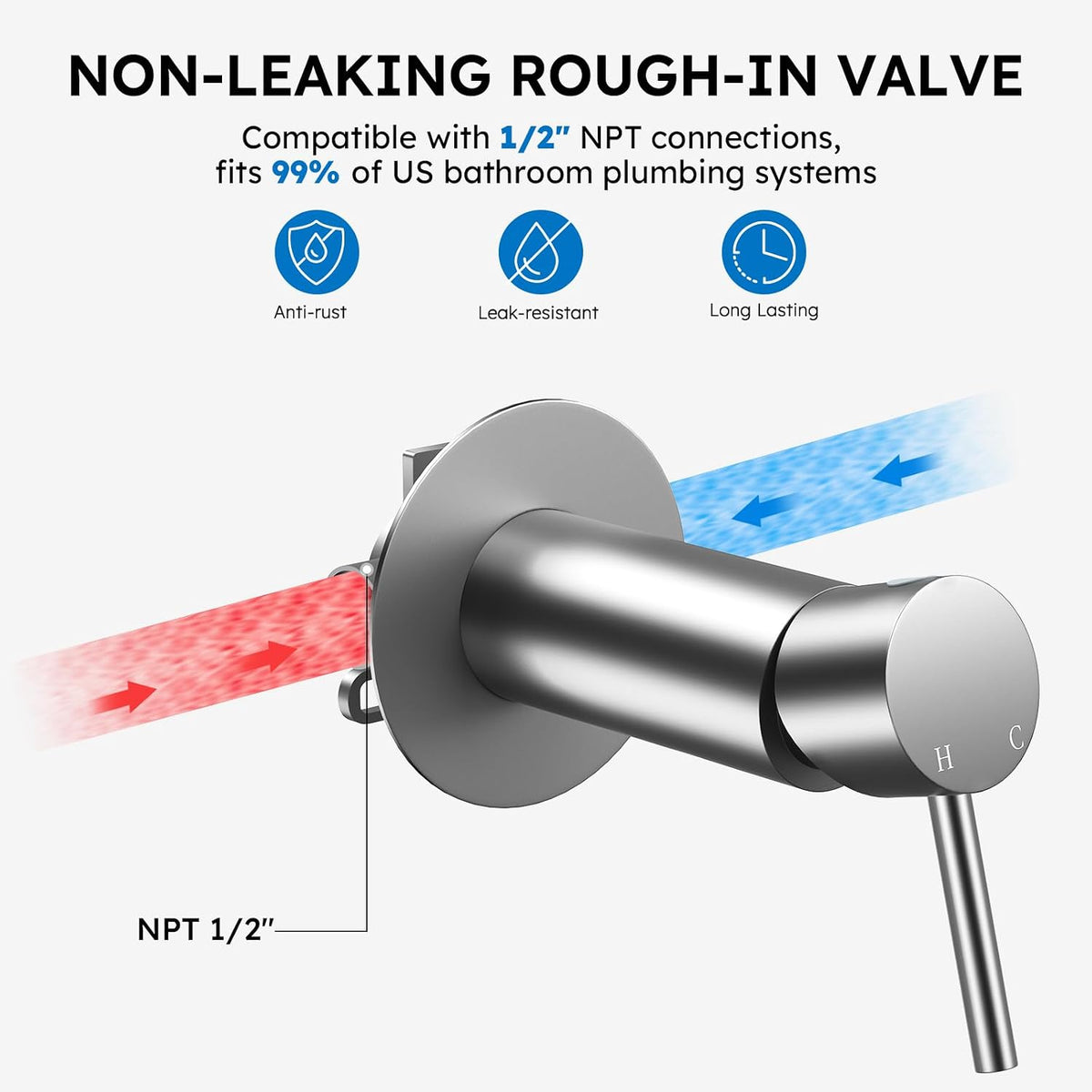 Handheld Bidet Sprayer, Bidet Attachment for Toilet, Brushed Nickel