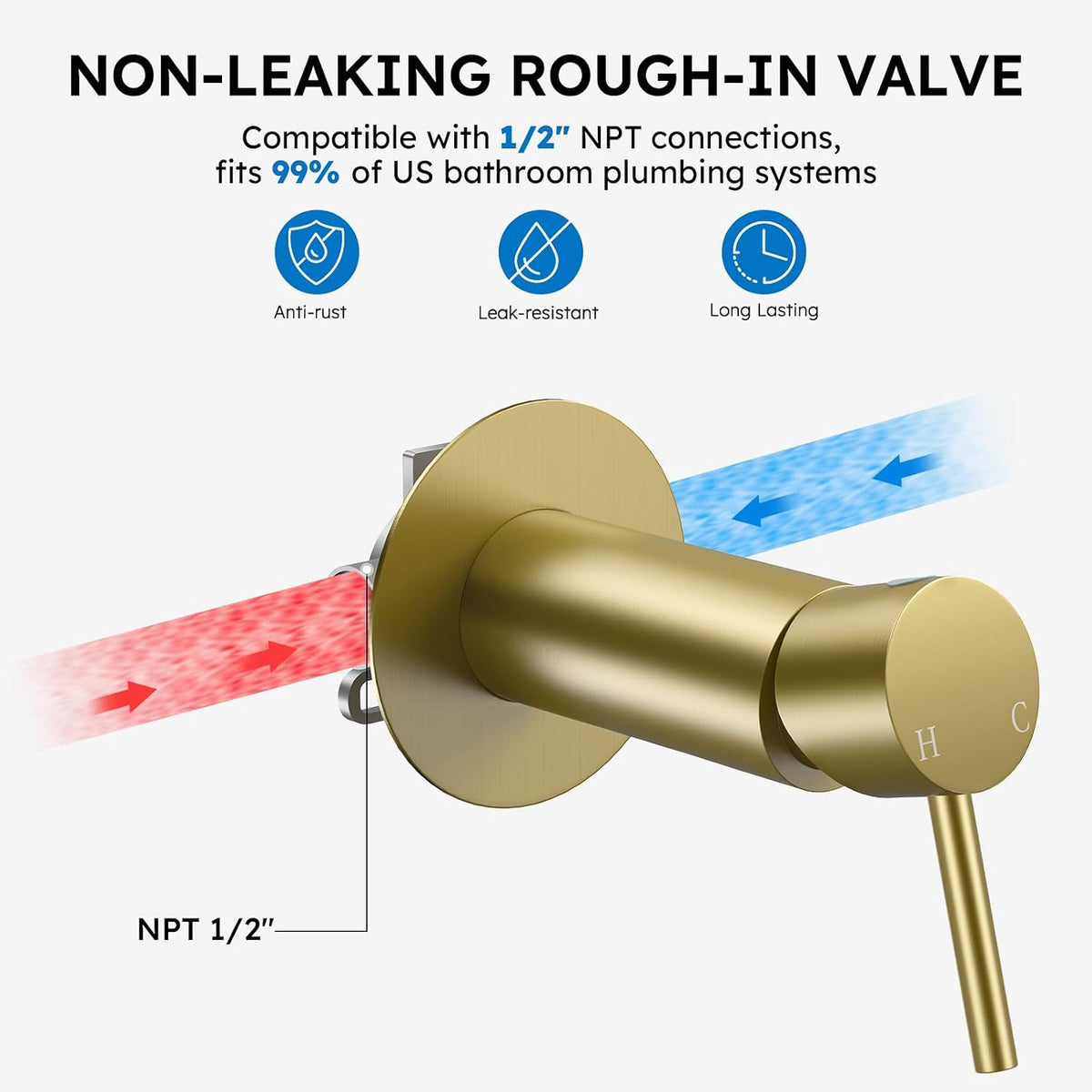 Handheld Bidet Sprayer, Bidet Attachment for Toilet, Brushed Nickel
