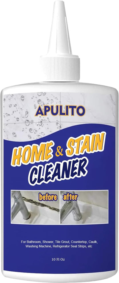 APULITO Household Cleaner Gel for Bathroom Shower Kitchen Tile Grout, Sinks Countertops 10 Fl Oz
