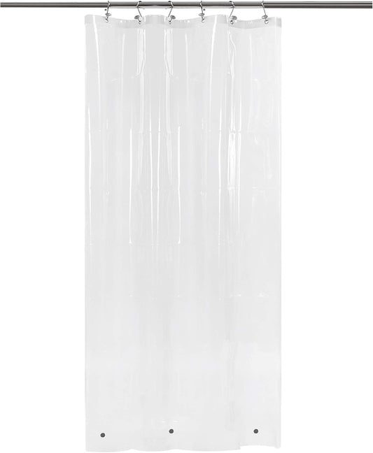 White Shower Curtain Liner Standard Size