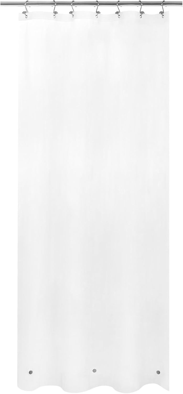 White Shower Curtain Liner Standard Size